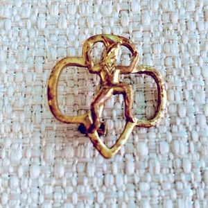 Vintage 1950’s Girl Scouts Brownie Pin